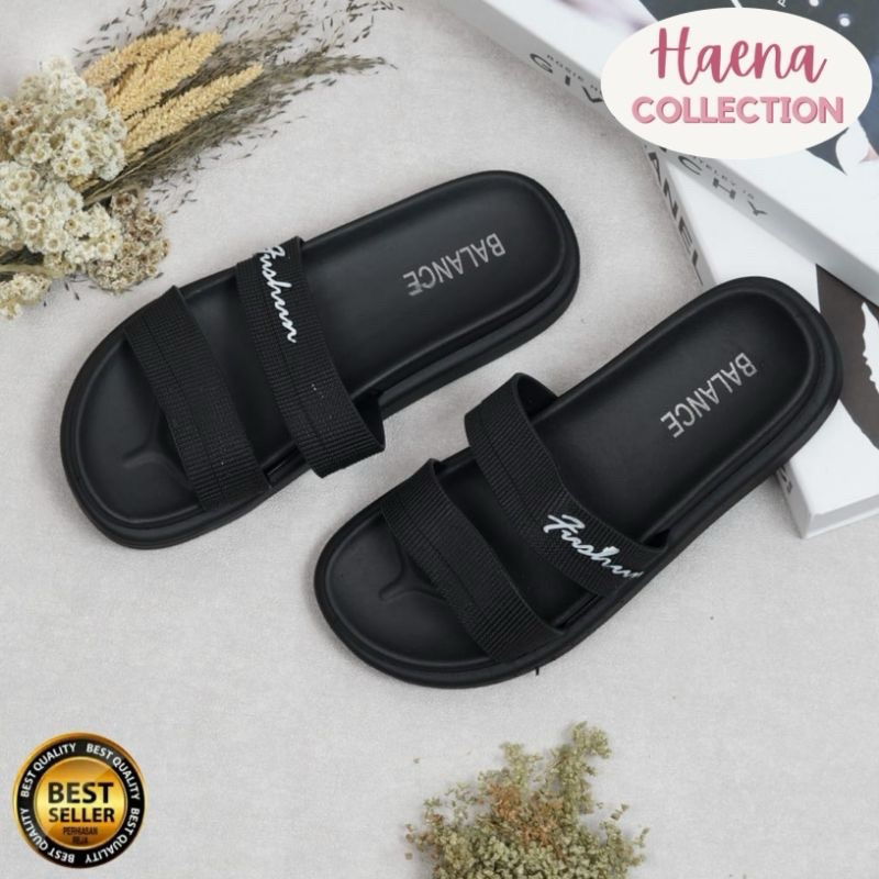 Sandal Ban 2 Balance Terlaris 840-1 / Selop wanita anti licin