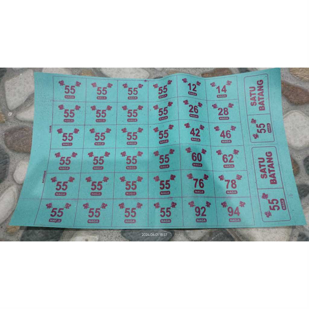 

Kertas Manila Cabutan Kosongan Lembaran