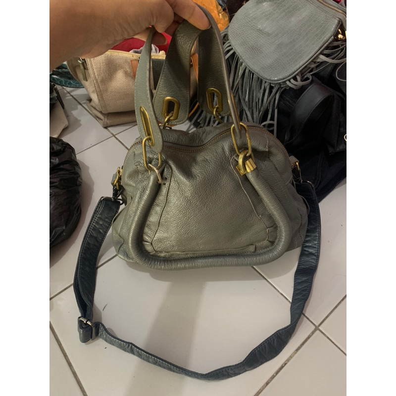 Sling Capacci/sling abu kulit/tas pesta capacci