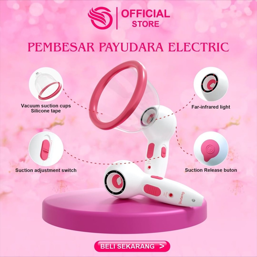 VAKUM PAYUDARA ELEKTRIK | Alat Vacum Payudara Elektrik | Pembesar Payudara cepat dan permanen asli O