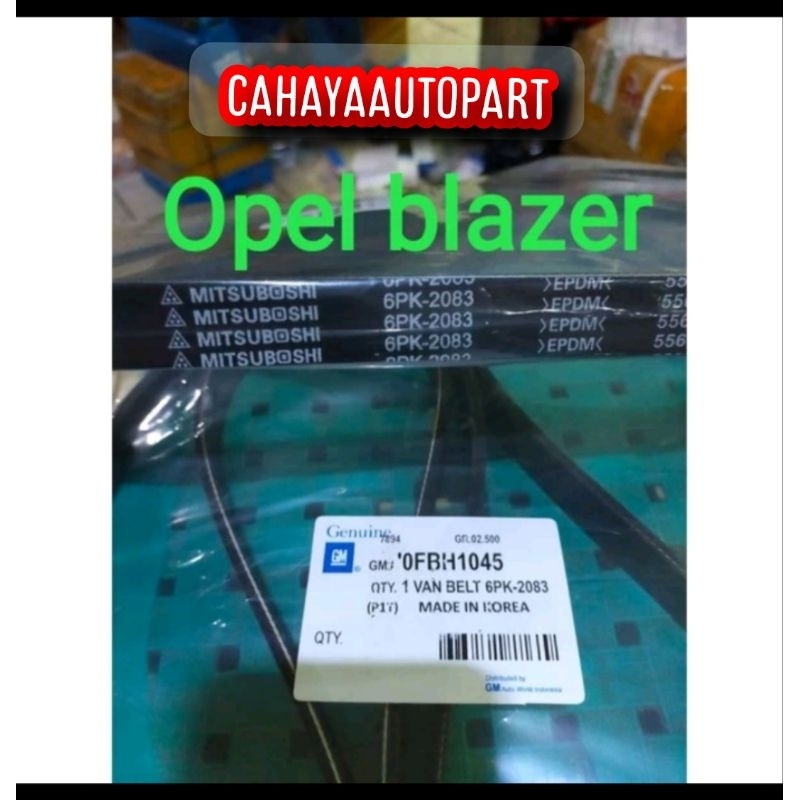 FAN VAN V BELT TALI KIPAS 6PK2083 OPEL BLAZER BLASER 6pk-2083