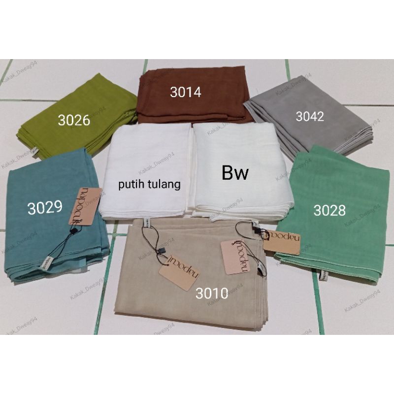 hijab paris polos napocut