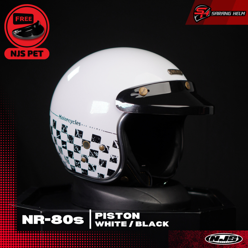 NJS NR80's Piston - Helm Retro | NJS | NR | NR Motif | Piston | Helm Bogo | NJS Bogo | NJS Retro | R