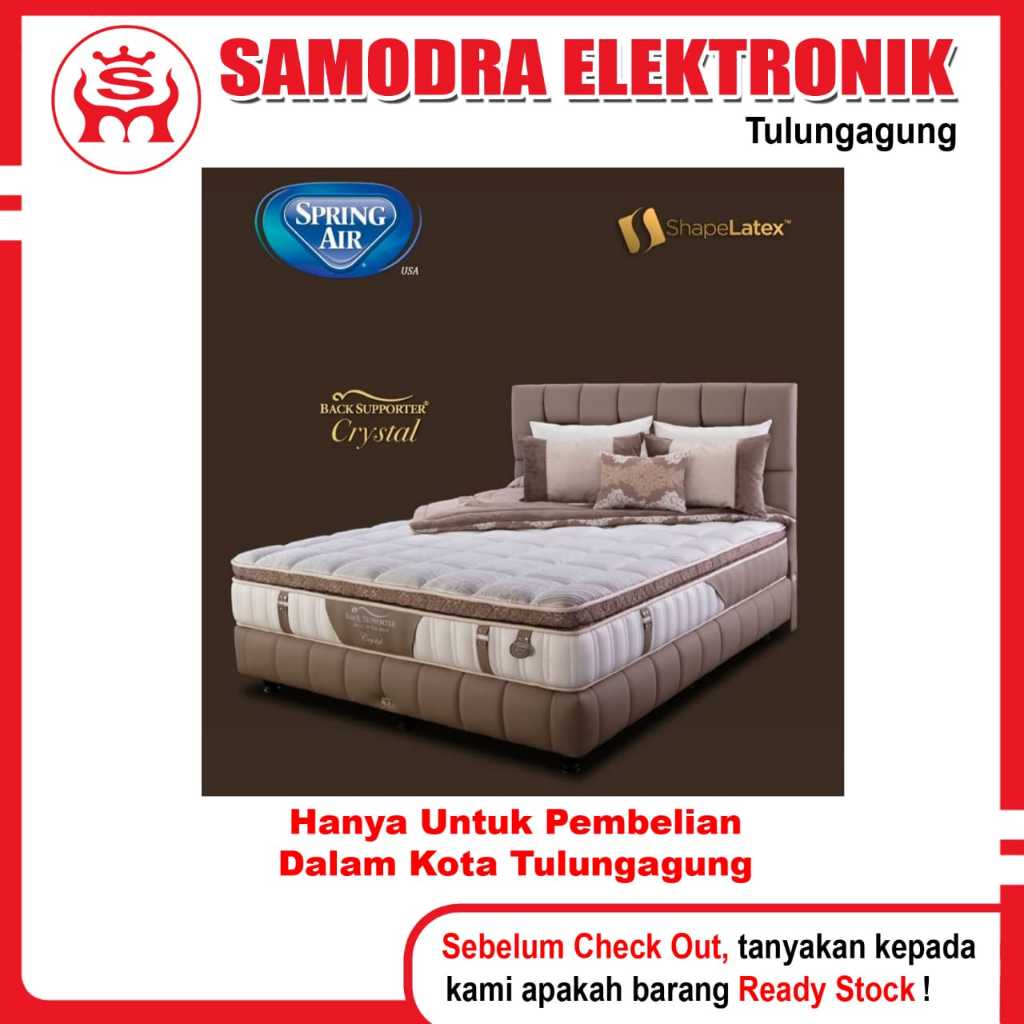 Springbed SPRING AIR Crystal Ukuran 180x200 Back Supporter