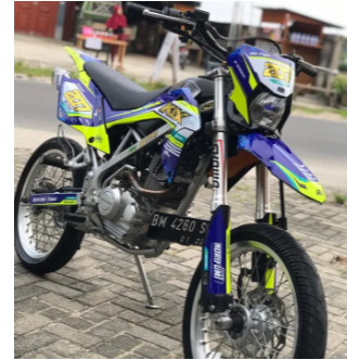 DECAL STICKER KLX DTRACKER KLX S/OLD BODY CUSTOM