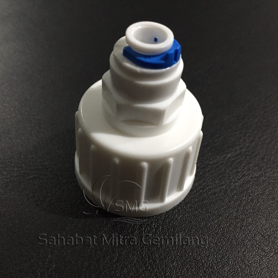 Konektor lurus untuk RO Selang 1/4 Drat Dalam 3/4 inch