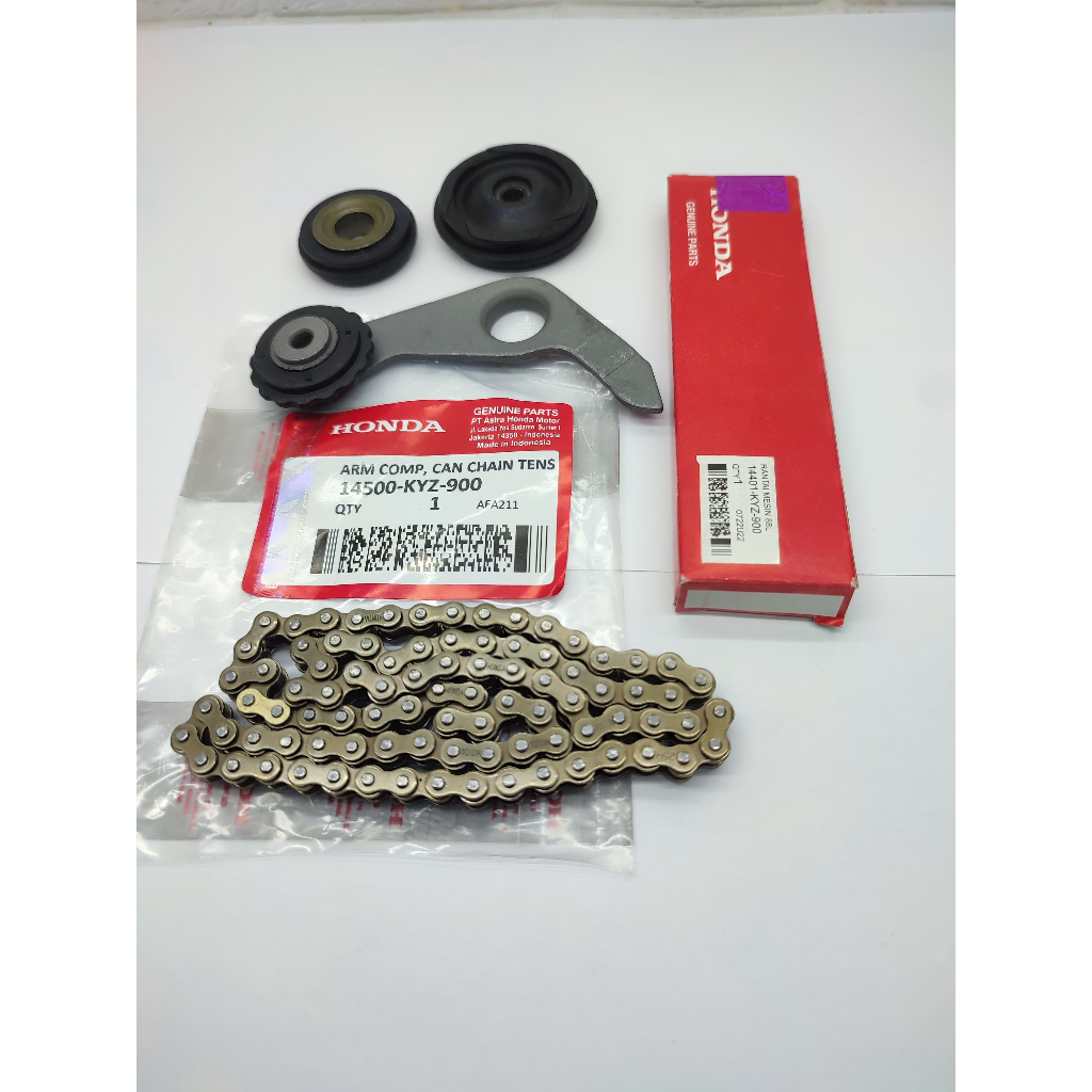 Paket Rantai Keteng + Roll Keteng Set Honda Supra X 125 Helm in (KYZ)