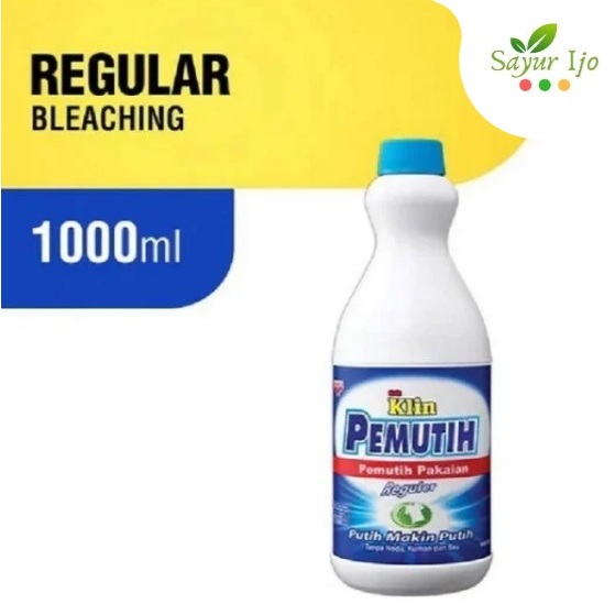 SO KLIN Pemutih Pakaian REGULAR 1000 ML / Botol Cair Disinfektan Baju