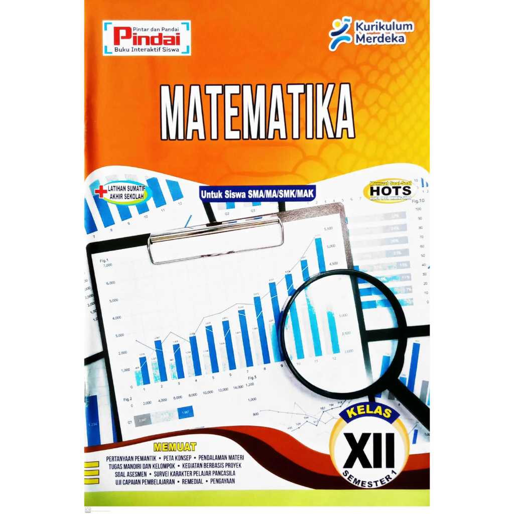 Buku LKS Matematika Kelas 12 SMA/MA/SMK/MAK Semester 1 Kurikulum Merdeka