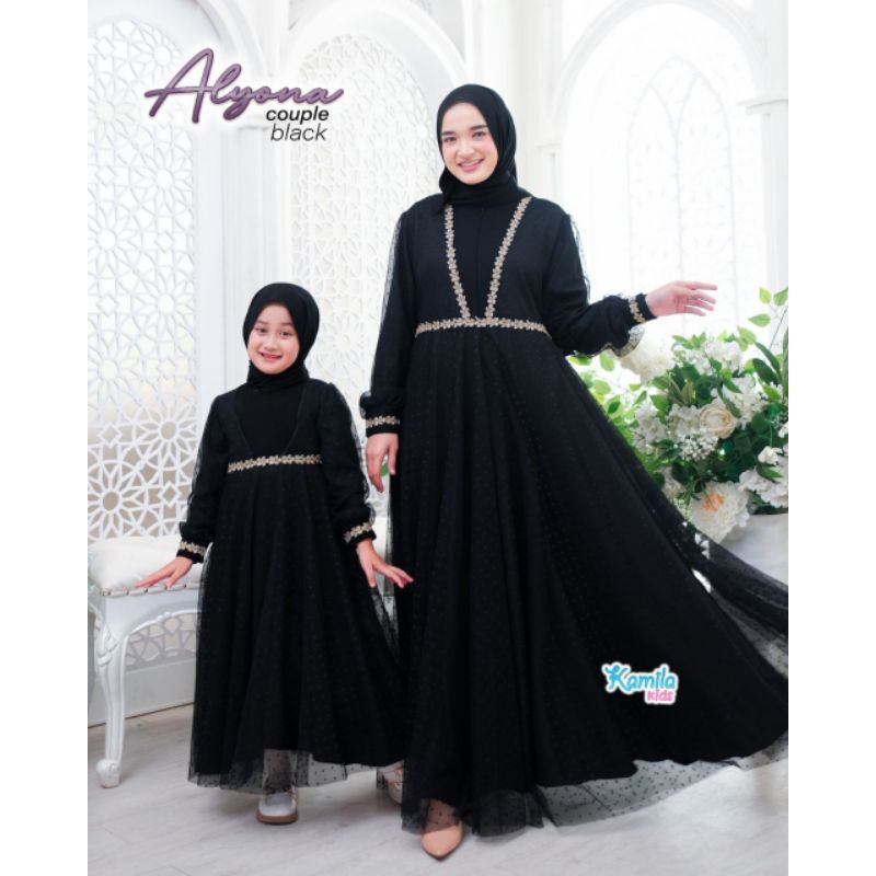 ❤️Andara.Butik❤️ Gamis Anak By Kamila_Kids Dengan Perpaduan Bahan Tile Doty Dan Bahan Vanila Crape D