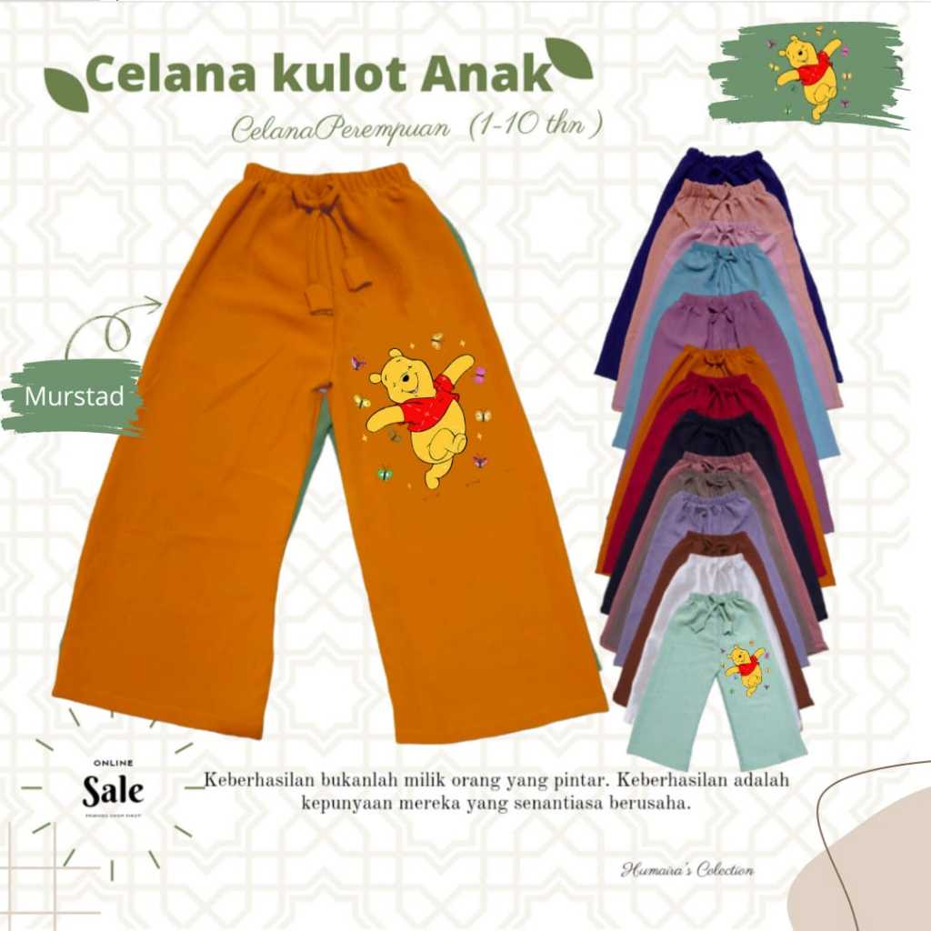 NURJANNAH99 + CELANA KULOT ANAK PEREMPUAN +KULOT ANAK POOH +CELANA KULOT + KULOT ANAK PEREMPUAN + KU