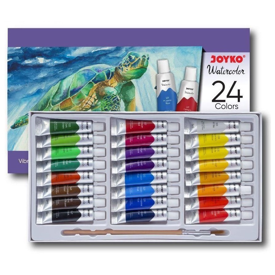

Watercolor Set Cat Air 24 Warna Joyko WC424 MURAH