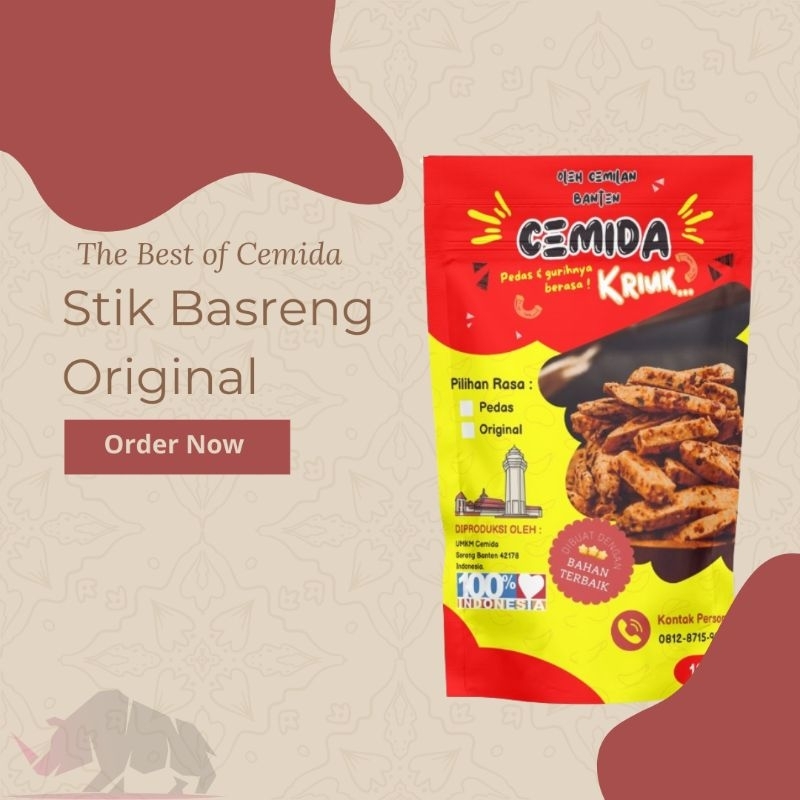 

[CEMIDA] – Basreng Daun Jeruk 100g | Pedas & Gurih Original