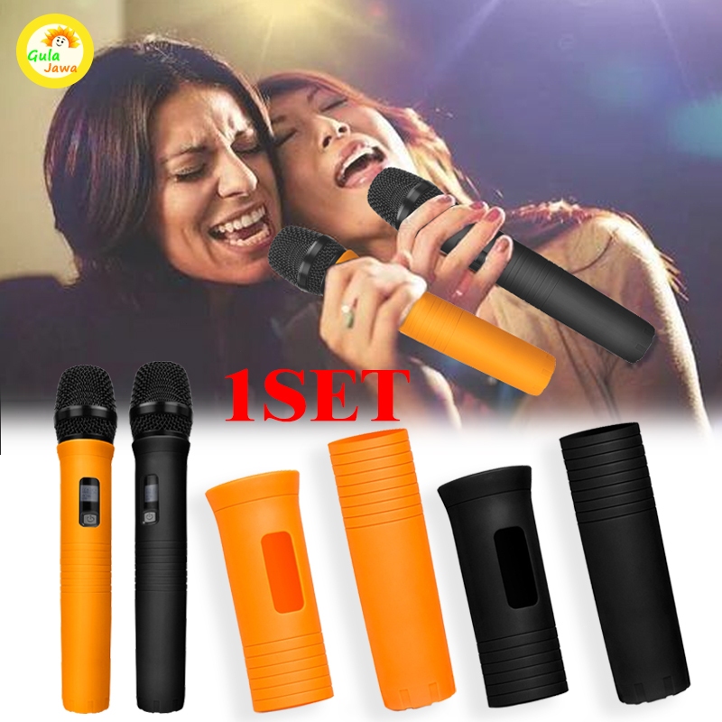 Mikrofon Penutup Gagang Silicon Cover Gagang Mikrofon Silicone Universal Cover Gagang Mikrofon Silic