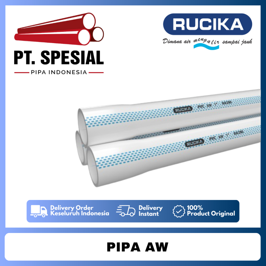 Pipa PVC AW Standard Rucika 10 inch Pipa PVC Rucika - 04