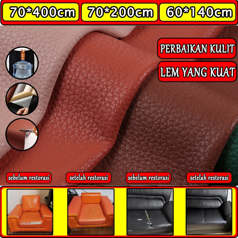 【Istimewa】stiker jok kulit sofa kulit tambal jok motor stiker kulit motif