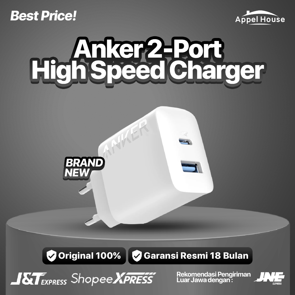 CHARGER ANKER  (ADAPTER ANKER 20 WATT)