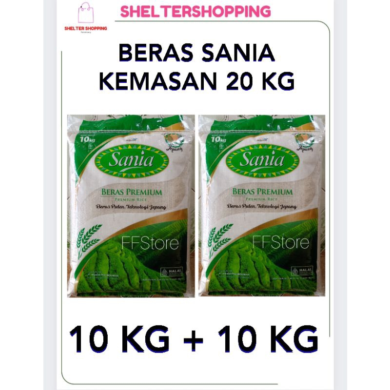

(INSTANT) SANIA Beras Premium Kemasan 20 KG