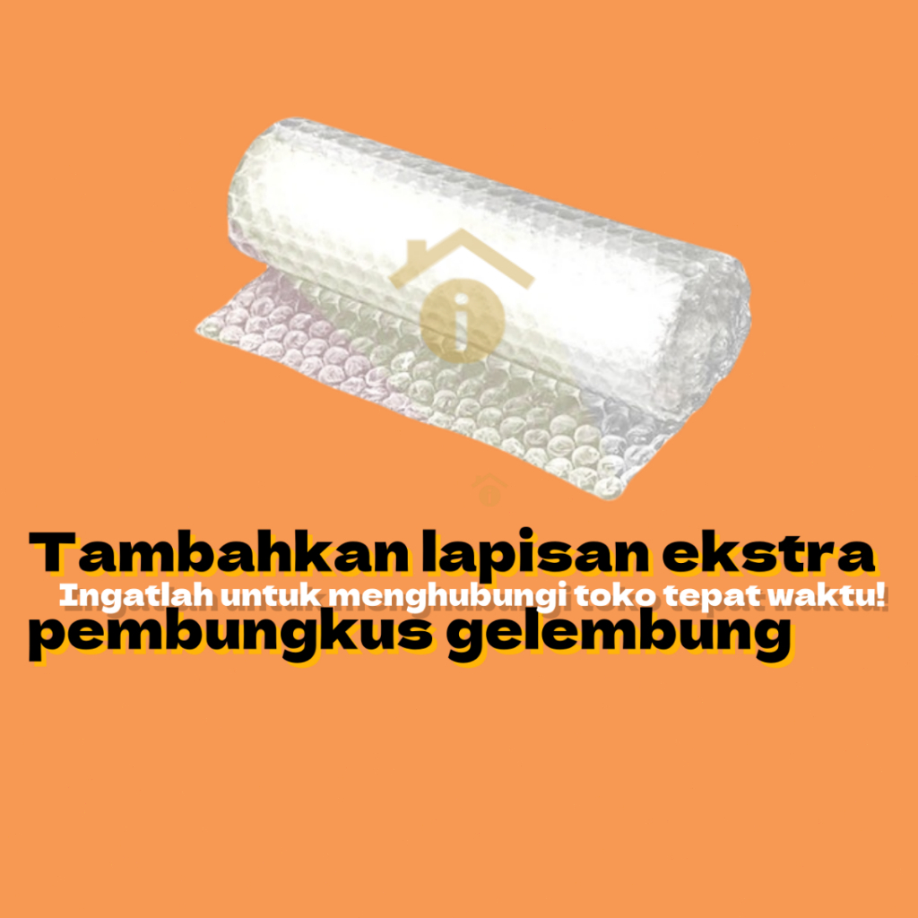 

bubble wrap（Sepotong bubble wrap hanya dapat membungkus satu produk, dan Anda perlu membeli bubble wrap untuk setiap produk yang Anda beli）