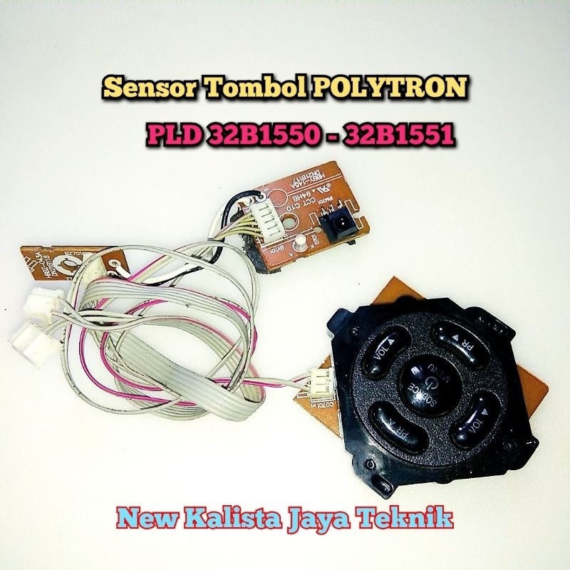 SENSOR TOMBOL TV POLYTRON 32B1550 32B1551 ORIGINAL MODUL IR SENSOR TV PLD 32B1551 PLD 32B1550 IR SEN