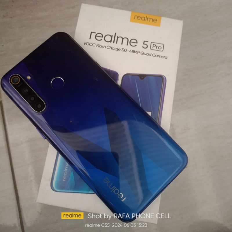 realme 5pro ram 4/128 hp dus