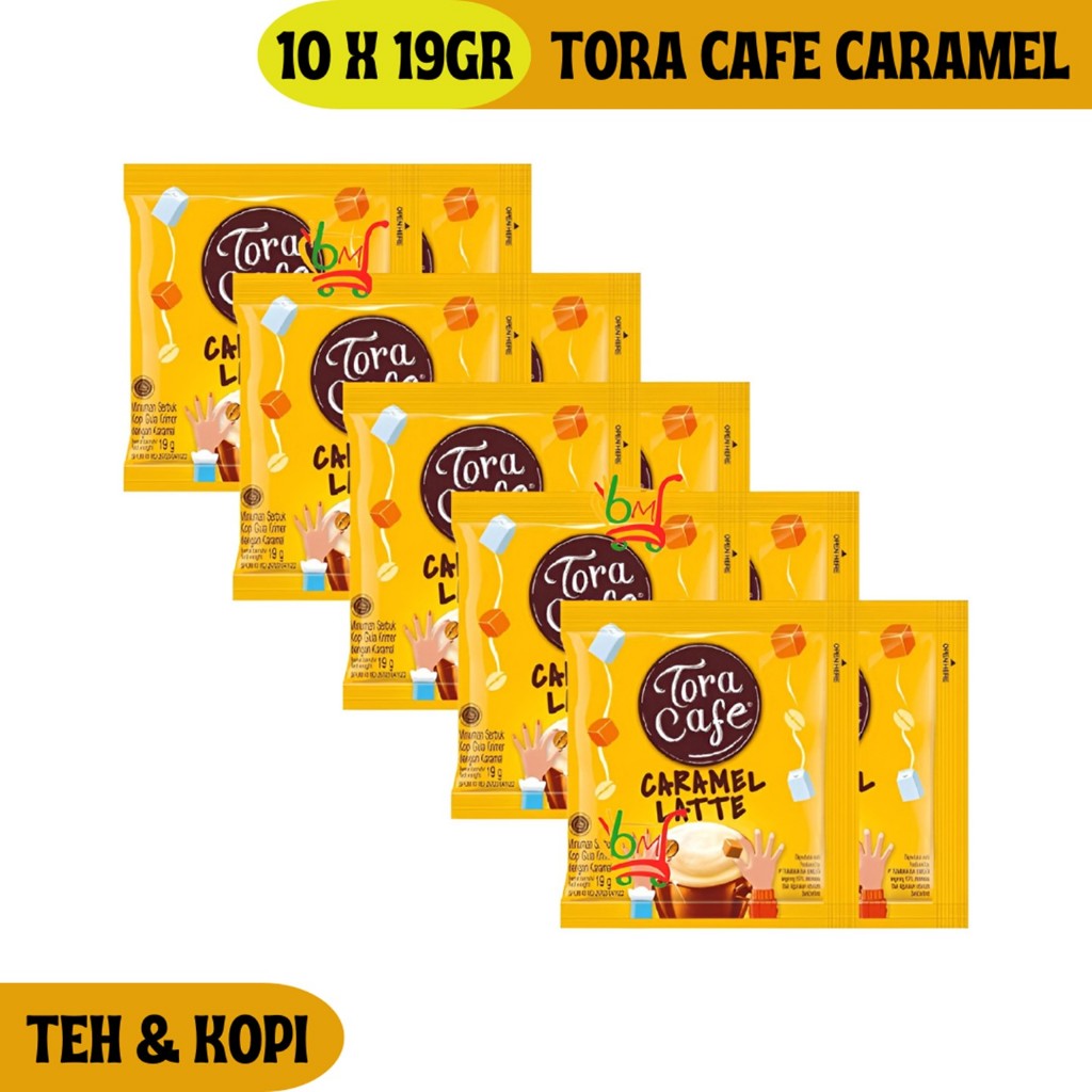 

Tora Cafe Caramel Latte Kopi Bubuk dari Mayora