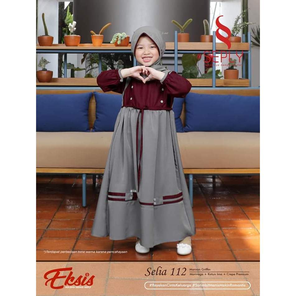SEPLY BAJU DRESS/GAMIS ANAK|SELIA 113, SELIA 112, SELIA 101, SELIA 115, SELIA 117, SELIA 139, SELIA 