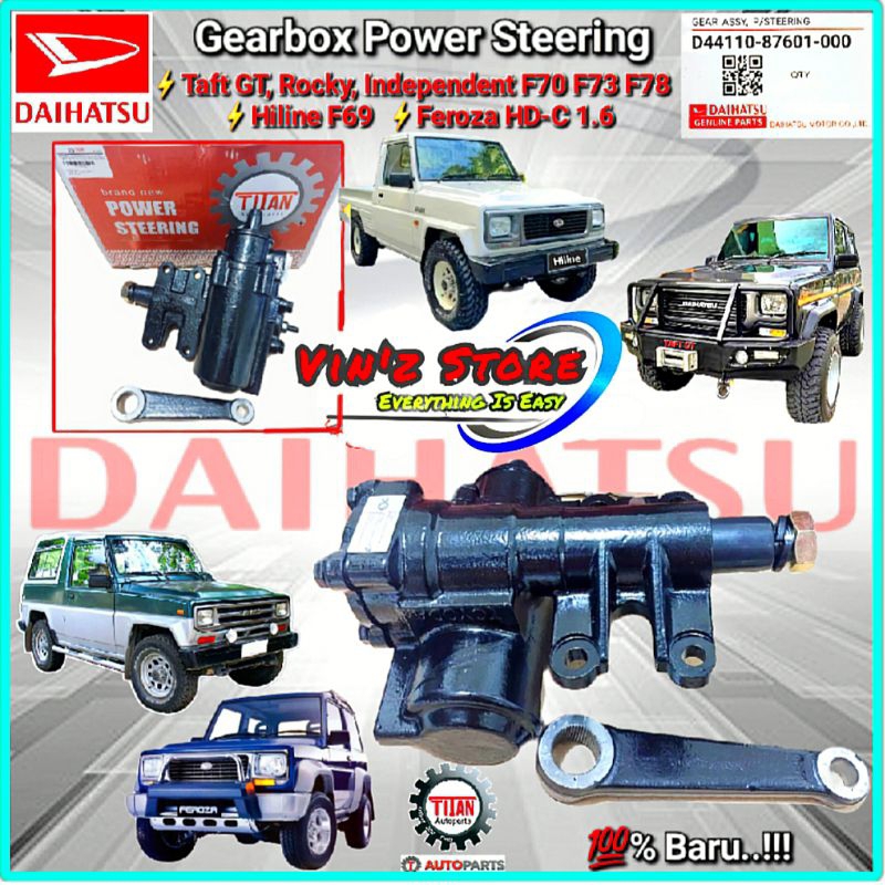 GEARBOX POWER STEERING WORM BOREM BAK STIR TAFT GT ROCKY INDEPENDENT F70 FEROZA HILINE ASLI TITAN