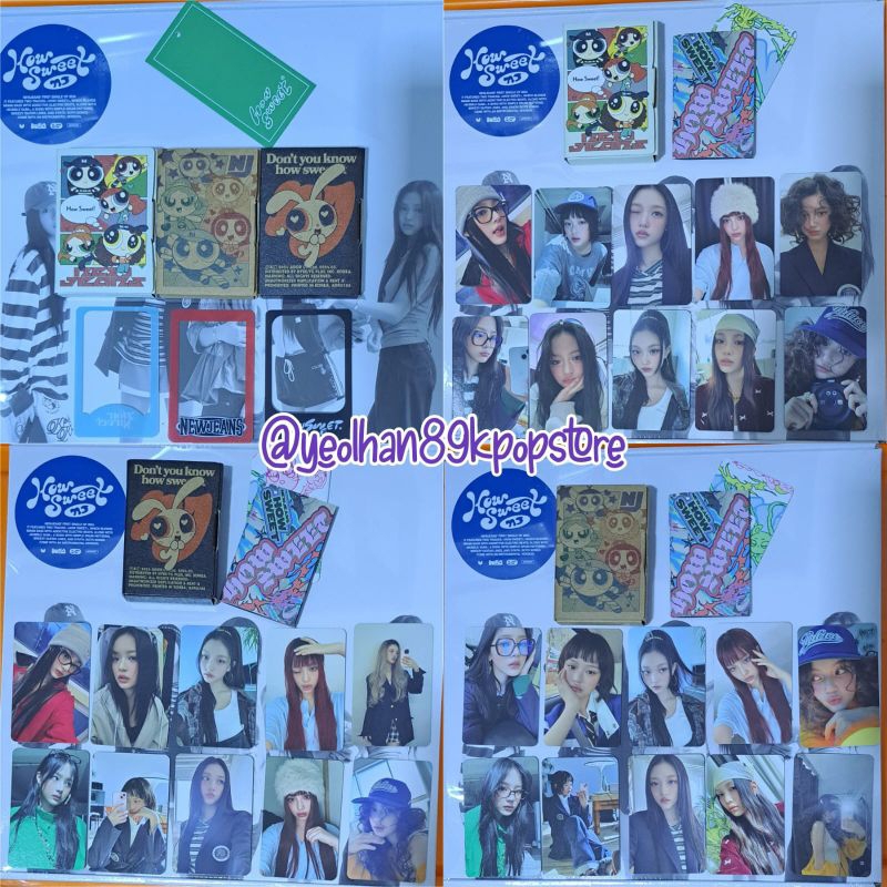[READY STOCK OFFICIAL] NEW JEANS How Sweet Weverse ver. Album SHARING