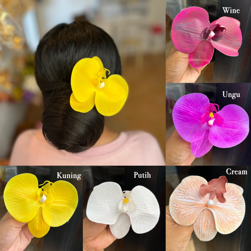 BUNGA TANGKAI ANGGREK LATEX