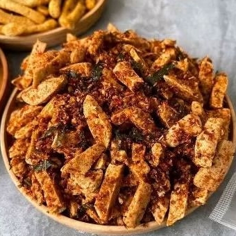 

Basreng pedas daun jeruk