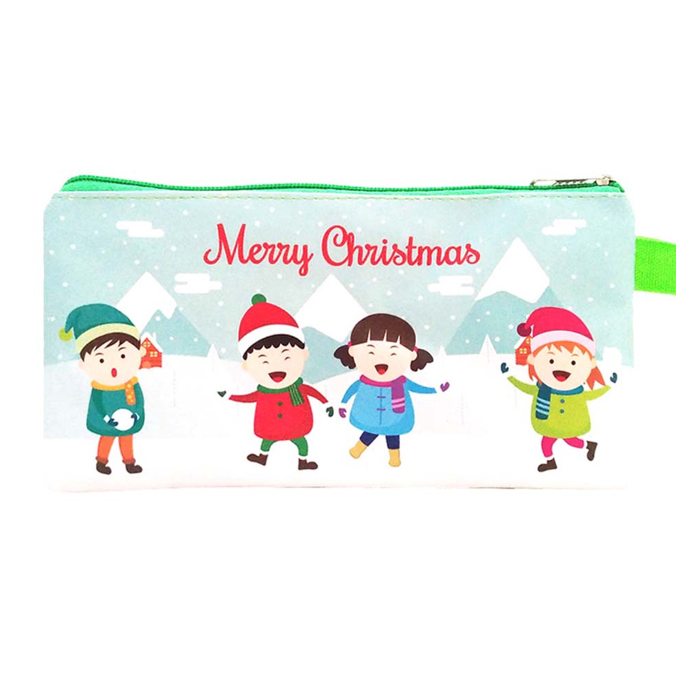 

CUCIGUDANG Christmas Case 212 Happy Kids Hijau Souvenir Kristiani Natal Gereja Katedral Sunday School