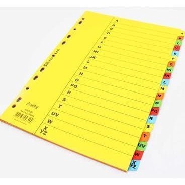 

Best Terlaris Pembatas Divider Abjad A4 Bantex 643