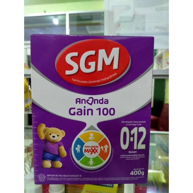 SUSU SGM GAIN 100 USIA 0-12 BULAN