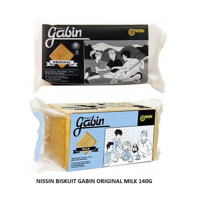 

Nissin Gabin Original Milk 140 gr