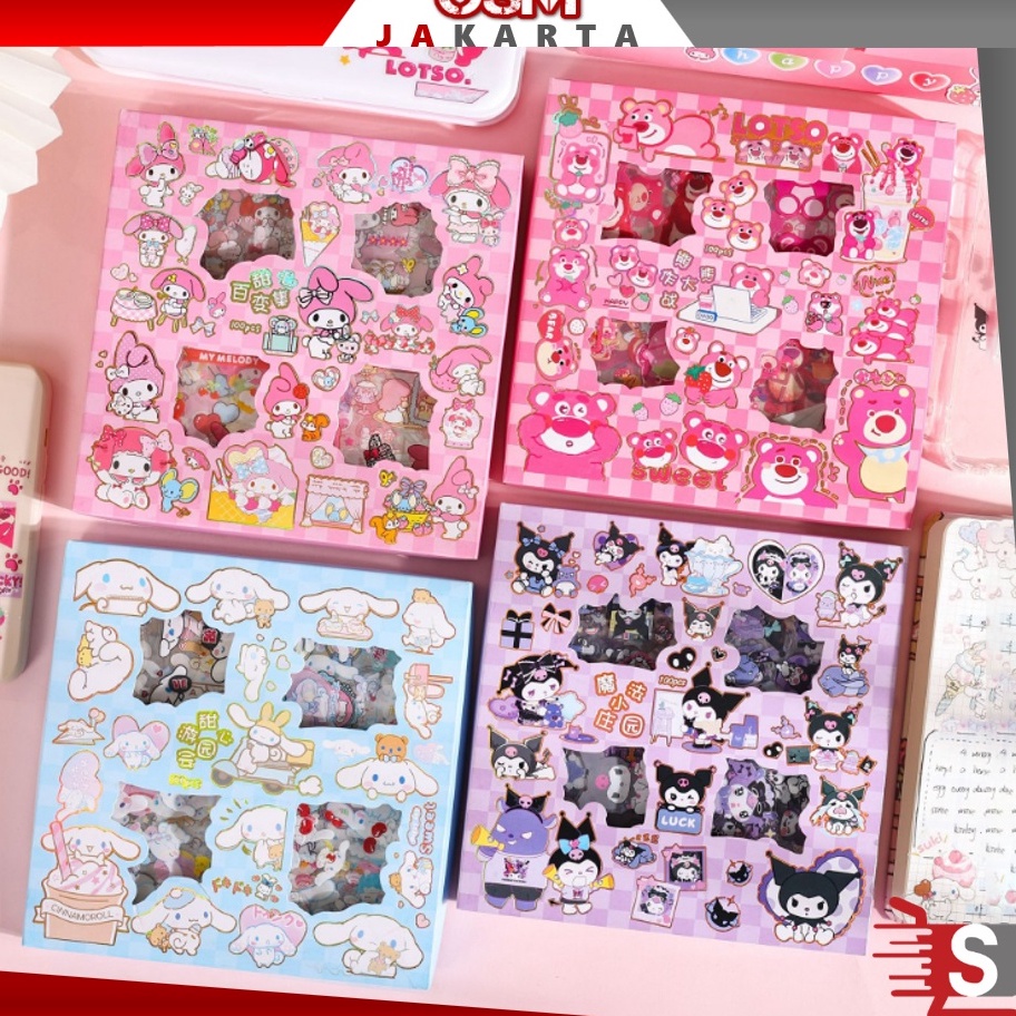 

Ramah Lingkungan OSM JKT 5872 Stiker 1 lembar Sticker Motif Kartun Korea Lucu Anti Air Sticker Box Stiker Set Aesthetic Dekor Buku