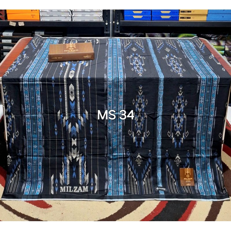 SARUNG MILZAM JAGUAR SILVER DAN GOLD MOTIF BHS TERBARU