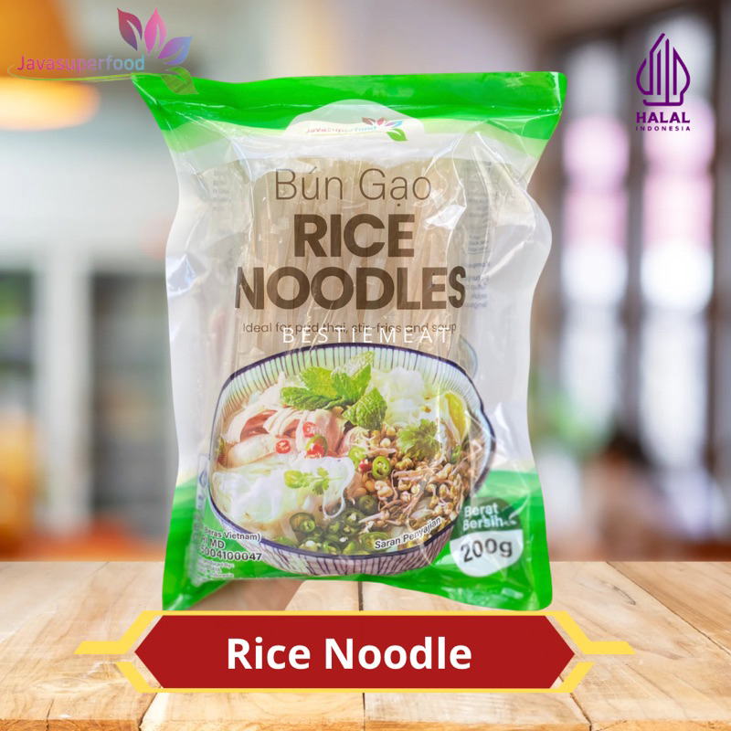 

Rice Noodles - Mie Diet - Mie Beras Pho Soup BUN GAO Vietnam Java Super Food 200g