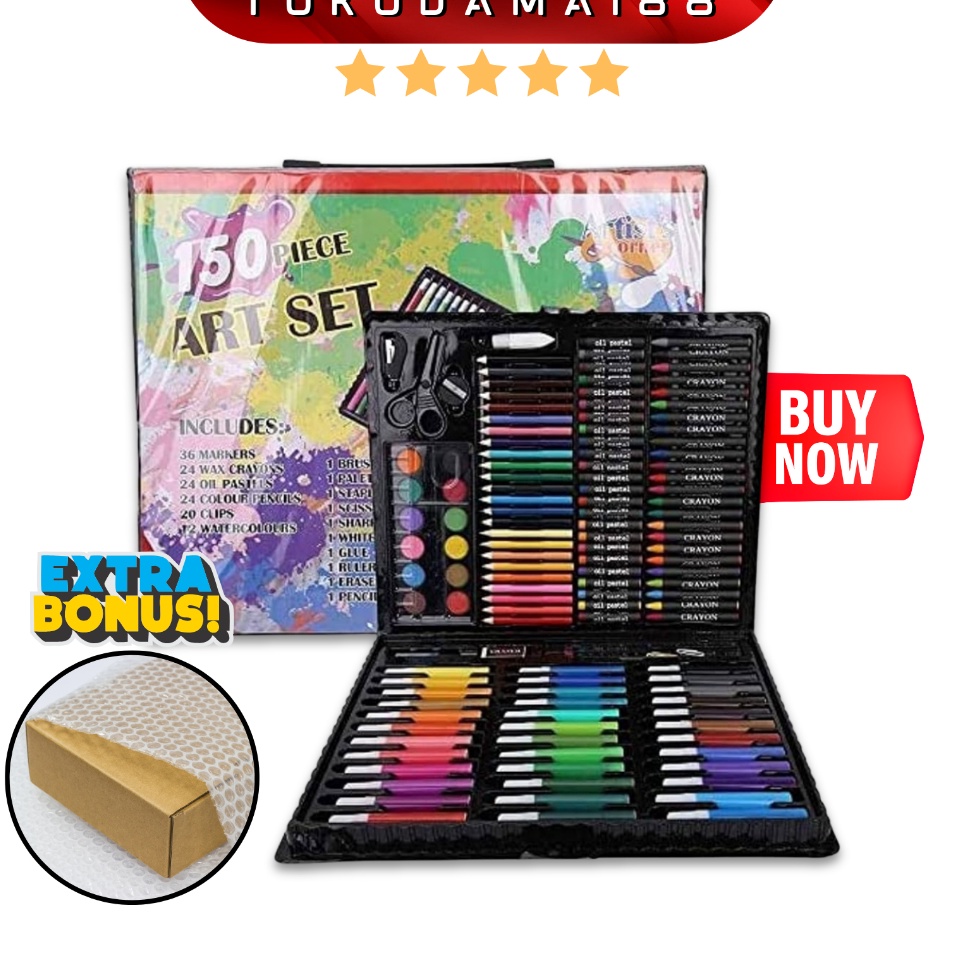 

PENSIL WARNA 15PCS ALAT MENGGAMBAR ANAK SET CRAYON COLOURING SET 15PCS ART