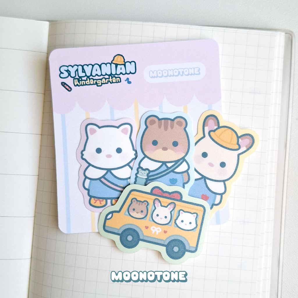 

Sylvanian Kindergarten Sticker Set by moonotone