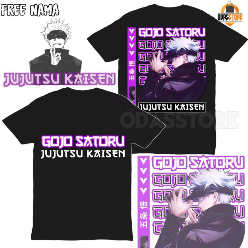 Bisa cod Baju Kaos Anak Anak Gojo Satoru Jujutsu Kaisen Pakakan Baju Anak Jujutsu Kaisen Anime