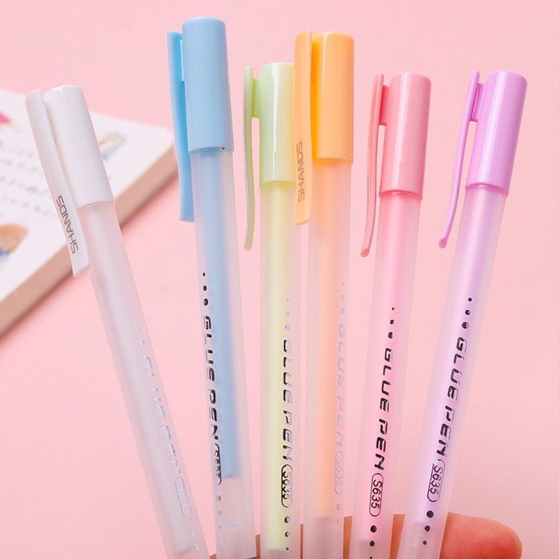 

HOT PROMO PULPEN LEM KERTAS WARNAWARNI LEM KERTAS CEPAT KERING GLUE PEN COLOUR STICK