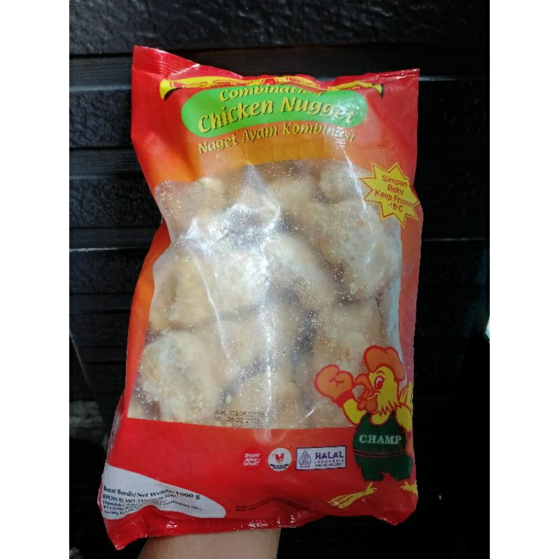 

Champ Chicken Nugget 1KG | Naget Ayam Champ | Champ Naget Ayam