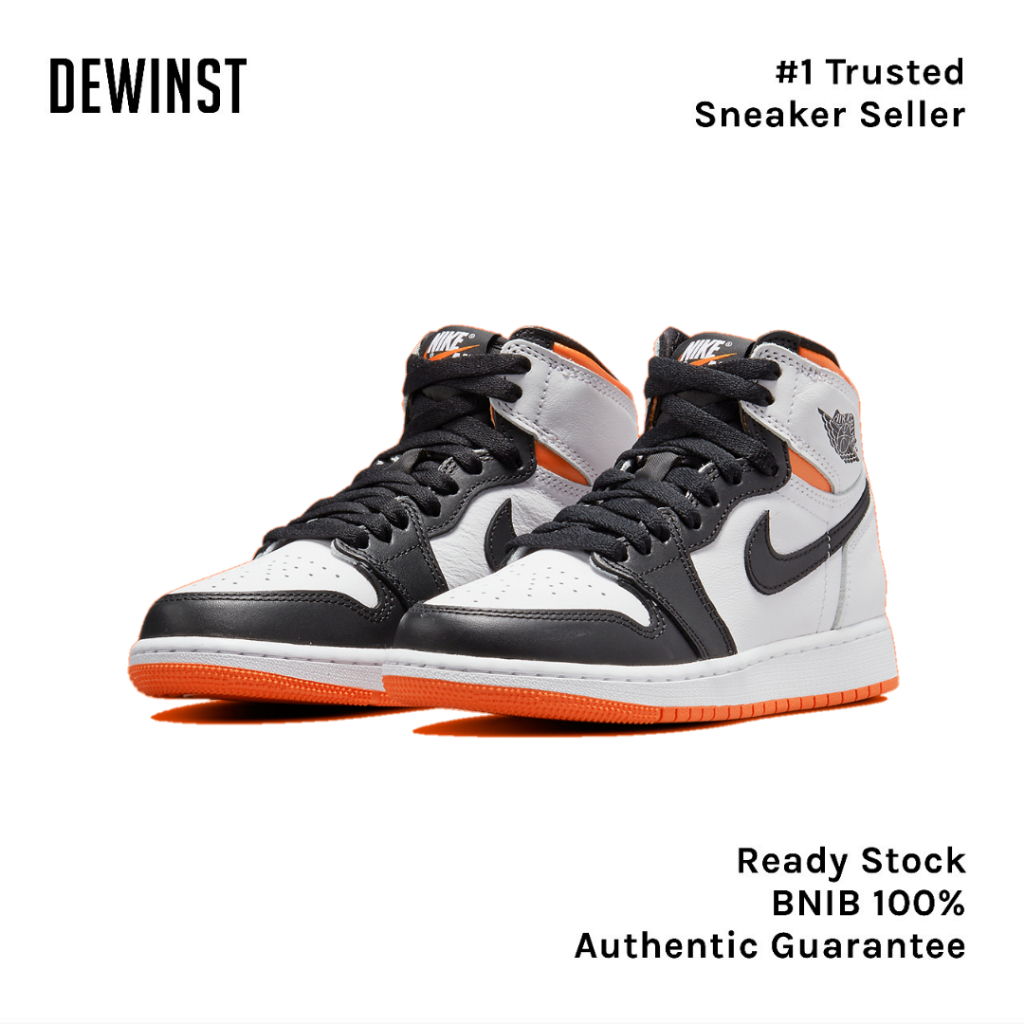 Air Jordan 1 Retro High Og Electro Orange BNIB RESMI ORIGINAL
