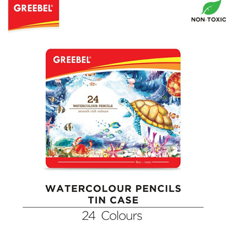 

Bayar Di Tempat PENSIL WARNA WARNA CERAH BAHAN KUAT GREEBEL GREEBEL 2724 WATER COLOUR PENCIL TIN CASE