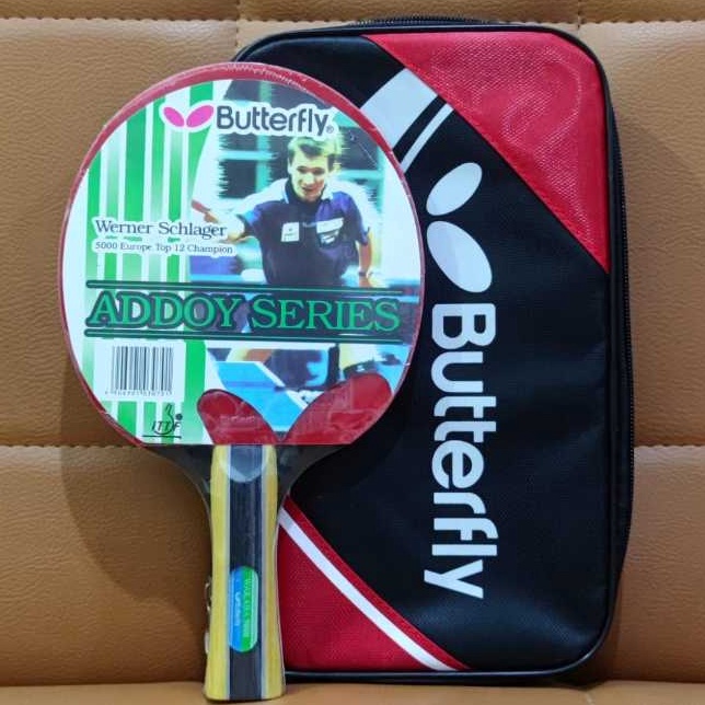 Hemat Keras Bet Tenis Meja Bat Pingpong Butterfly Wakaba 5 FULL COVER ADDOY SERIES