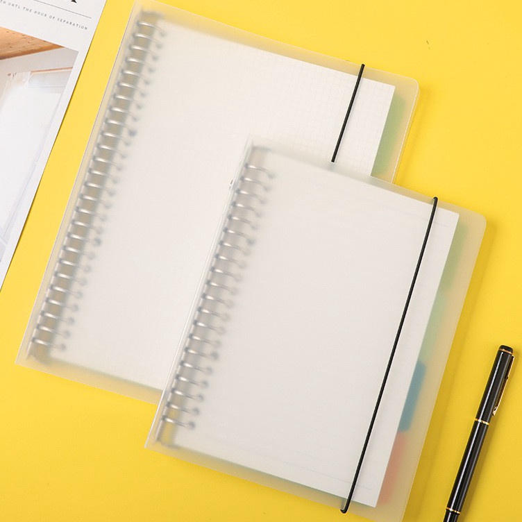 

Kirim Sekarang Binder Note White Cover Transparant Dengan Isi Tanpa Isi Loose Leaf A5 A4