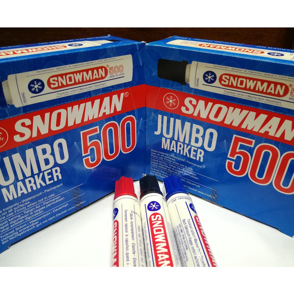 

Revolutionary SPIDOL PERMANENT JUMBO MARKER SNOWMAN 5