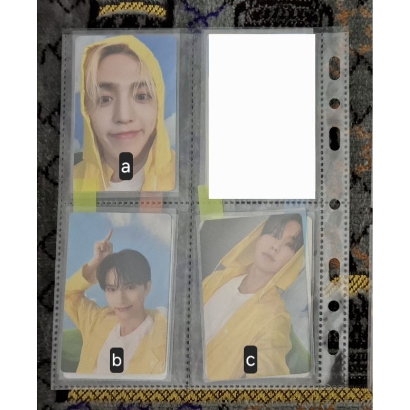 seventeen photocard, seventeenth heaven carver rpc (scoups, jun, hoshi)