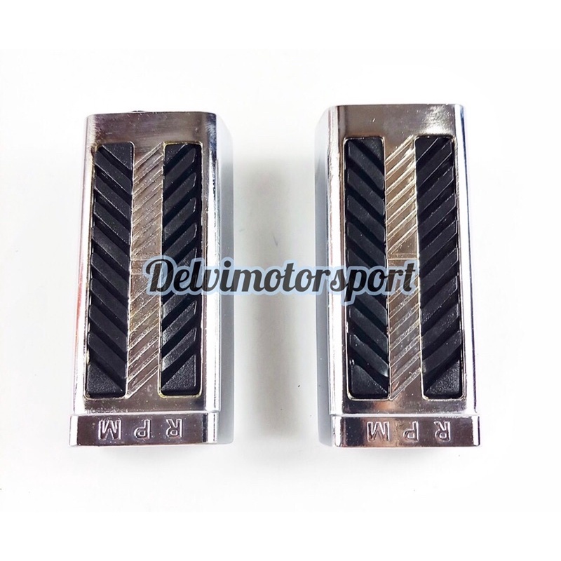 FOOT STEP DEPAN BESI RPM CHROME MOTOR HONDA YAMAHA BEBEK DLL UNIVERSAL VARIASI BAR STEP